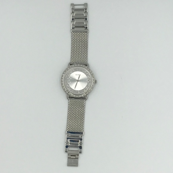 Guess Women’s Silver Tone Watch With Rhinestones - Picture 5 of 9